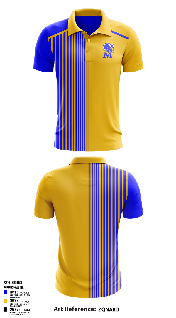 Short Sleeve Performance Polo, Memphis Rams, , Teamtime, Team time, sublimation, custom sports apparel, team uniforms, spirit wear, spiritwear, sports uniforms, custom shirts, team store, custom team store, fundraiser sports, apparel fundraiser