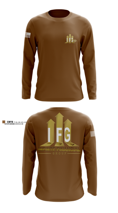 Infinite Financial Group Long Sleeve Performance Shirt 100