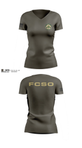 Fannin County Sheriff's Office Women's Short Sleeve V-neck Shirt - 23