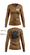 180th ESC 11567866 Women's Long Sleeve V-neck Shirt - 1