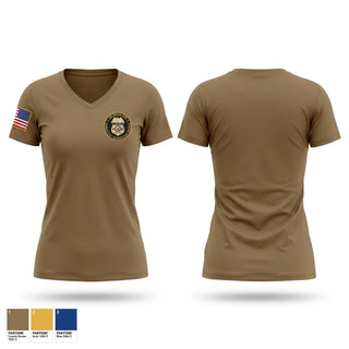 Womens Short Sleeve Vneck Shirt, HHS-OIG, Police, Teamtime, Team time, sublimation, custom sports apparel, team uniforms, spirit wear, spiritwear, sports uniforms, custom shirts, team store, custom team store, fundraiser sports, apparel fundraiser
