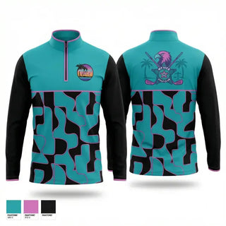 Quarter Zip Jacket, My Vice Golf, Golf, Teamtime, Team time, sublimation, custom sports apparel, team uniforms, spirit wear, spiritwear, sports uniforms, custom shirts, team store, custom team store, fundraiser sports, apparel fundraiser
