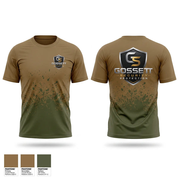 Short Sleeve Performance Shirt, Gossett security protection, , Teamtime, Team time, sublimation, custom sports apparel, team uniforms, spirit wear, spiritwear, sports uniforms, custom shirts, team store, custom team store, fundraiser sports, apparel fundraiser