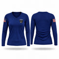 Union Beach Women's Long Sleeve V-neck Shirt - 1