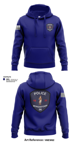 Hoodie, Morgantown Police Department, Police, Teamtime, Team time, sublimation, custom sports apparel, team uniforms, spirit wear, spiritwear, sports uniforms, custom shirts, team store, custom team store, fundraiser sports, apparel fundraiser