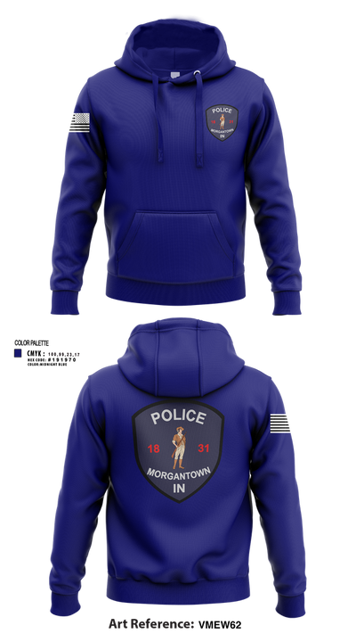 Morgantown Police Department 83325246 Hoodie - 101