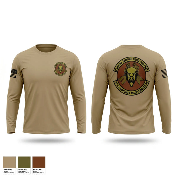 Long Sleeve Performance Shirt, 914th AIRCRAFT MAINTENANCE SQUADRON, Air Force, Teamtime, Team time, sublimation, custom sports apparel, team uniforms, spirit wear, spiritwear, sports uniforms, custom shirts, team store, custom team store, fundraiser sports, apparel fundraiser