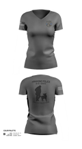 Hammond Police K9 41895073 Women's Short Sleeve V-neck Shirt - 22