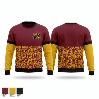 Crew Neck Sweatshirt, Hatfield Towamencin Titans, Baseball, Teamtime, Team time, sublimation, custom sports apparel, team uniforms, spirit wear, spiritwear, sports uniforms, custom shirts, team store, custom team store, fundraiser sports, apparel fundraiser