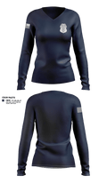 Granville Police Department 64515870 Women's Long Sleeve V-neck Shirt - 21