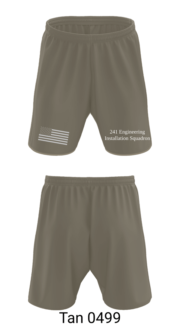 Athletic Shorts With Pockets, 241 Engineering Installation Squadron, National Guard, Teamtime, Team time, sublimation, custom sports apparel, team uniforms, spirit wear, spiritwear, sports uniforms, custom shirts, team store, custom team store, fundraiser sports, apparel fundraiser