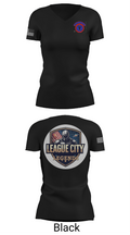 LEAGUE CITY RECRUITING 4632791 Women's Short Sleeve V-neck Shirt - 24