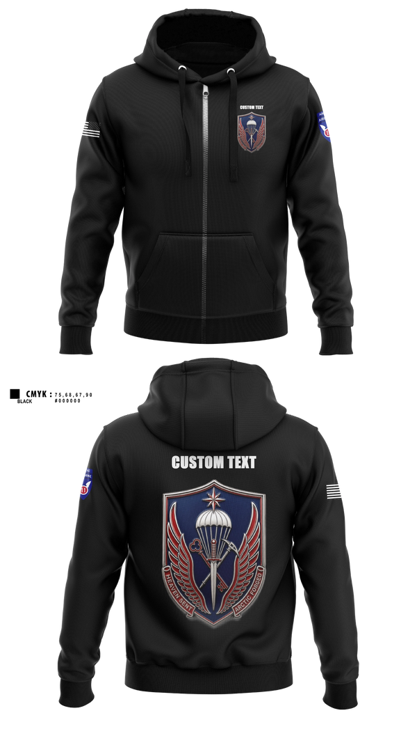 Zip Hoodie, 11th ADSB, Army, Teamtime, Team time, sublimation, custom sports apparel, team uniforms, spirit wear, spiritwear, sports uniforms, custom shirts, team store, custom team store, fundraiser sports, apparel fundraiser