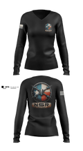 NSR Solutions 20842317 Women's Long Sleeve V-neck Shirt - 1