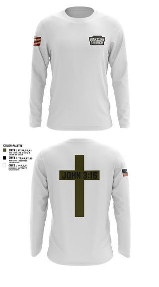 Long Sleeve Performance Shirt, Warzone Church, , Teamtime, Team time, sublimation, custom sports apparel, team uniforms, spirit wear, spiritwear, sports uniforms, custom shirts, team store, custom team store, fundraiser sports, apparel fundraiser