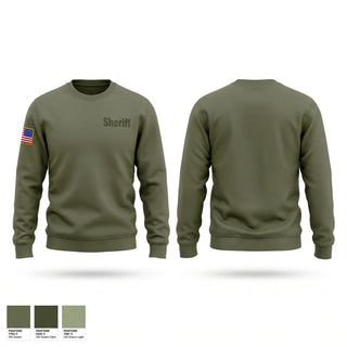 Crew Neck Sweatshirt, Sheriff, Police, Teamtime, Team time, sublimation, custom sports apparel, team uniforms, spirit wear, spiritwear, sports uniforms, custom shirts, team store, custom team store, fundraiser sports, apparel fundraiser