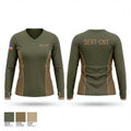 SERT-CNT 59088490 Women's Long Sleeve V-neck Shirt - 1