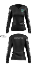 Pine to Prairie Drug Task Force 29462522 Women's Long Sleeve V-neck Shirt - 21