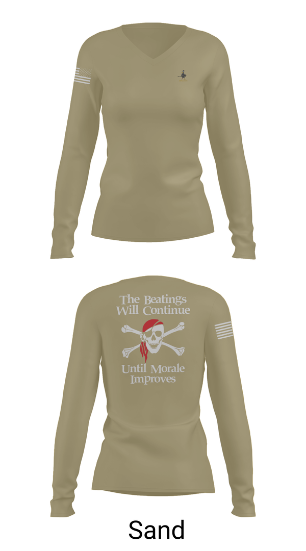 Womens Long Sleeve Vneck Shirt, Delta Co. 1-3 AB, , Teamtime, Team time, sublimation, custom sports apparel, team uniforms, spirit wear, spiritwear, sports uniforms, custom shirts, team store, custom team store, fundraiser sports, apparel fundraiser