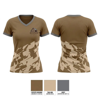 Womens Short Sleeve Vneck Shirt, Rustic Barn L.L.C., , Teamtime, Team time, sublimation, custom sports apparel, team uniforms, spirit wear, spiritwear, sports uniforms, custom shirts, team store, custom team store, fundraiser sports, apparel fundraiser