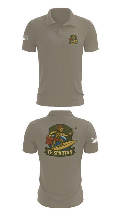 Task Force Spartan 82789422 Short Sleeve Performance Polo - 67