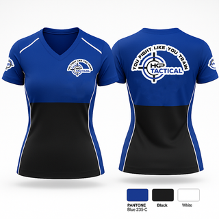 Womens Short Sleeve Vneck Shirt, HKP Firearms and Tactical Training, , Teamtime, Team time, sublimation, custom sports apparel, team uniforms, spirit wear, spiritwear, sports uniforms, custom shirts, team store, custom team store, fundraiser sports, apparel fundraiser