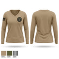 321st Maintenance 49018294 Women's Long Sleeve V-neck Shirt - 1