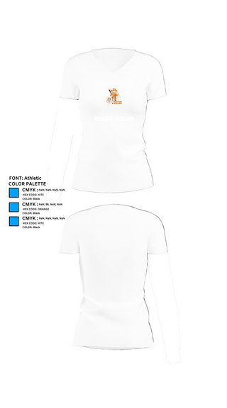 Womens Short Sleeve Vneck Shirt, Manton Rangers, Baseball, Teamtime, Team time, sublimation, custom sports apparel, team uniforms, spirit wear, spiritwear, sports uniforms, custom shirts, team store, custom team store, fundraiser sports, apparel fundraiser