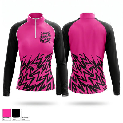 Pink Thunder 42981924 Quarter Zip Jacket - 1