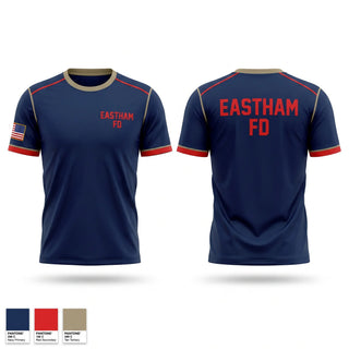 Short Sleeve Performance Shirt, Eastham FD, Fire Department, Teamtime, Team time, sublimation, custom sports apparel, team uniforms, spirit wear, spiritwear, sports uniforms, custom shirts, team store, custom team store, fundraiser sports, apparel fundraiser
