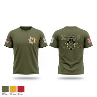 Old School Cotton Feel Shirt, Anne Arundel County Sheriff’s K9 Unit, Police, Teamtime, Team time, sublimation, custom sports apparel, team uniforms, spirit wear, spiritwear, sports uniforms, custom shirts, team store, custom team store, fundraiser sports, apparel fundraiser