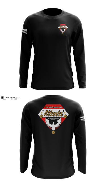 Navy Talent Acquisition Group Atlanta 76582579 Long Sleeve Performance Shirt 100