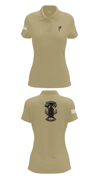 Womens Short Sleeve Performance Polo, 2-8 FA, C BTRY, , Teamtime, Team time, sublimation, custom sports apparel, team uniforms, spirit wear, spiritwear, sports uniforms, custom shirts, team store, custom team store, fundraiser sports, apparel fundraiser