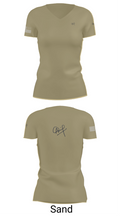 1MED 1280664 Women's Short Sleeve V-neck Shirt - 88