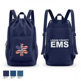 Gear Bag, Logan County EMS, EMS/EMT, Teamtime, Team time, sublimation, custom sports apparel, team uniforms, spirit wear, spiritwear, sports uniforms, custom shirts, team store, custom team store, fundraiser sports, apparel fundraiser