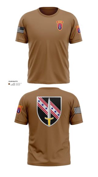 Old School Cotton Feel Shirt, 6/54th SFAB, National Guard, Teamtime, Team time, sublimation, custom sports apparel, team uniforms, spirit wear, spiritwear, sports uniforms, custom shirts, team store, custom team store, fundraiser sports, apparel fundraiser