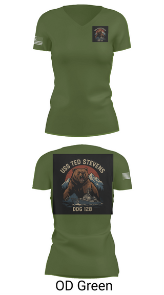 Womens Short Sleeve Vneck Shirt, TED STEVENS, , Teamtime, Team time, sublimation, custom sports apparel, team uniforms, spirit wear, spiritwear, sports uniforms, custom shirts, team store, custom team store, fundraiser sports, apparel fundraiser