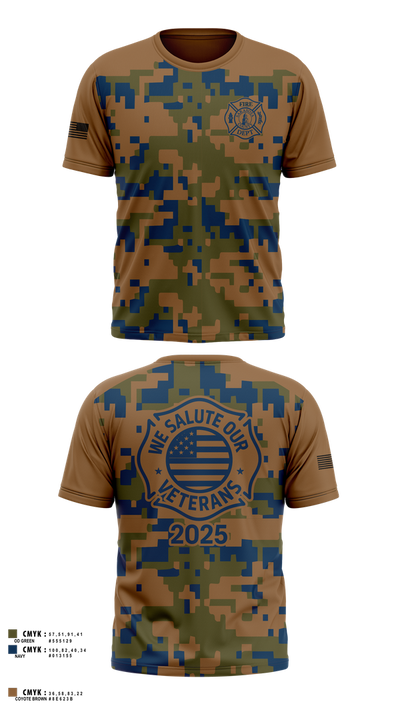 Sarasota County Fire Dept. Short Sleeve Performance Shirt - 5