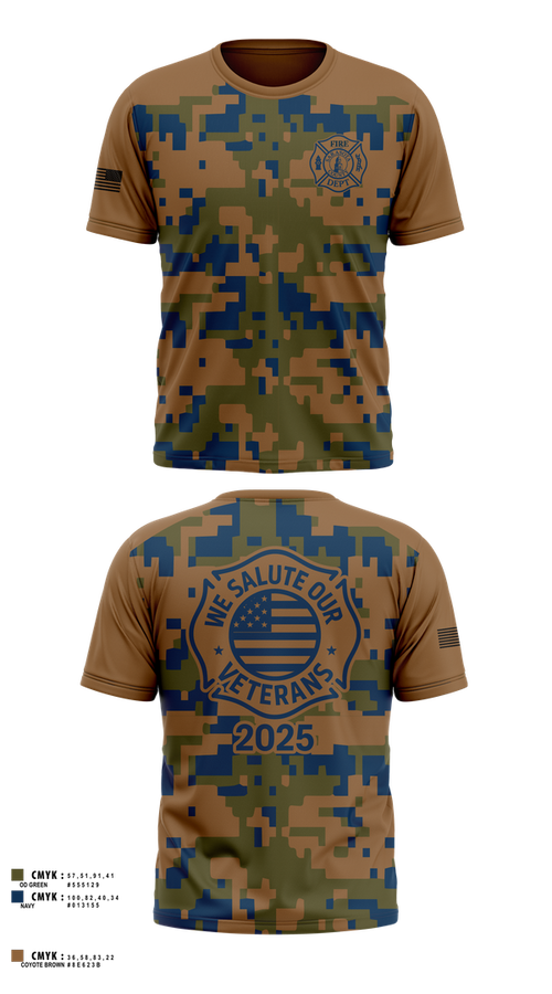 Sarasota County Fire Dept. Short Sleeve Performance Shirt - 5