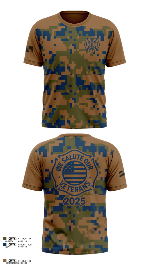 Sarasota County Fire Dept. Short Sleeve Performance Shirt - 5