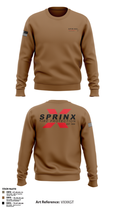 SPRINX FIRE PROTECTION 22334846 Crew Neck Sweatshirt - 106
