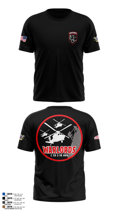 2-10 AHB Knighthawks 14380811 Short Sleeve Performance Shirt - 69