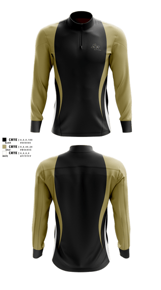 Quarter Zip Jacket, Staunton River Golden Eagles, Cheer, Teamtime, Team time, sublimation, custom sports apparel, team uniforms, spirit wear, spiritwear, sports uniforms, custom shirts, team store, custom team store, fundraiser sports, apparel fundraiser