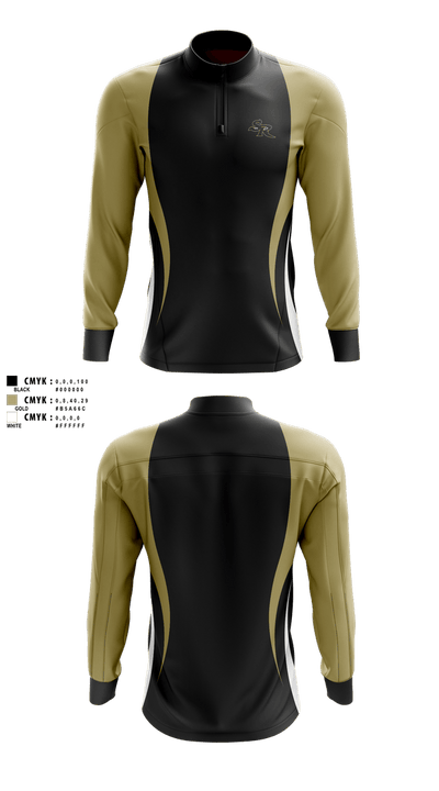 Staunton River Golden Eagles 76845210 Quarter Zip Jacket - 2