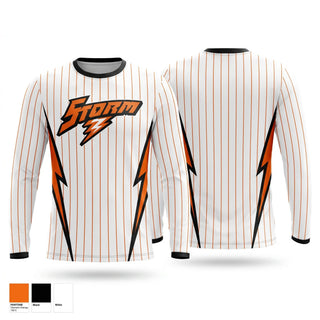 Long Sleeve Performance Shirt, Storm, Softball, Teamtime, Team time, sublimation, custom sports apparel, team uniforms, spirit wear, spiritwear, sports uniforms, custom shirts, team store, custom team store, fundraiser sports, apparel fundraiser