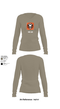 509 LRS 93117576 Women's Long Sleeve V-neck Shirt - 62