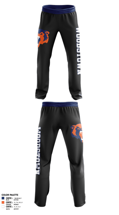 Woodstown Wrestling 19595478 Sweatpants - 1