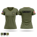Laurel county sheriffs office 62791852 Women's Short Sleeve V-neck Shirt - 1