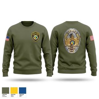 Crew Neck Sweatshirt, Littleton NH Police Department, Police, Teamtime, Team time, sublimation, custom sports apparel, team uniforms, spirit wear, spiritwear, sports uniforms, custom shirts, team store, custom team store, fundraiser sports, apparel fundraiser