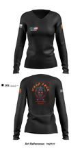Wolf PAC-🚀🚀🚀 3395688 Women's Long Sleeve V-neck Shirt - 6